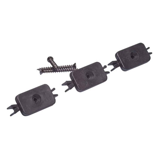 6mm Plastic FastClip Set for Composite Decking – hidden fixings for seamless deck installation.