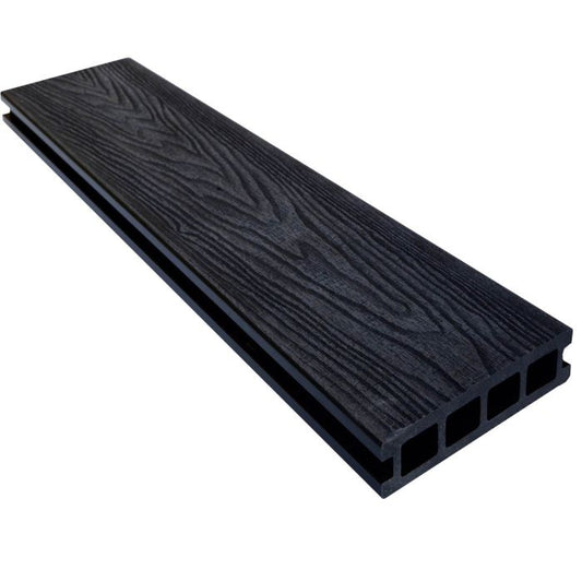 Black Composite Decking Board – bold, modern finish for stylish outdoor areas