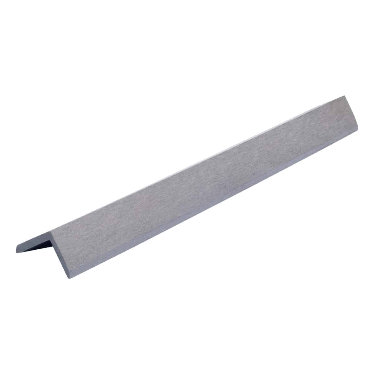 Grey Decking Corner Trim – neat finishing edge for composite decking installations.