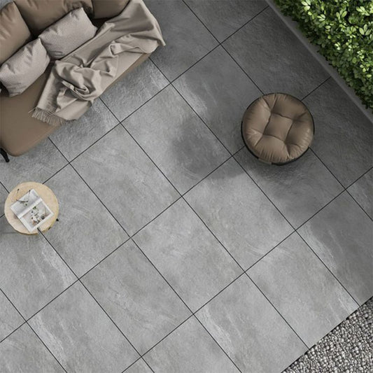 Elegant Grey Paving Slabs – refined grey porcelain with a smooth finish for modern outdoor spaces.
