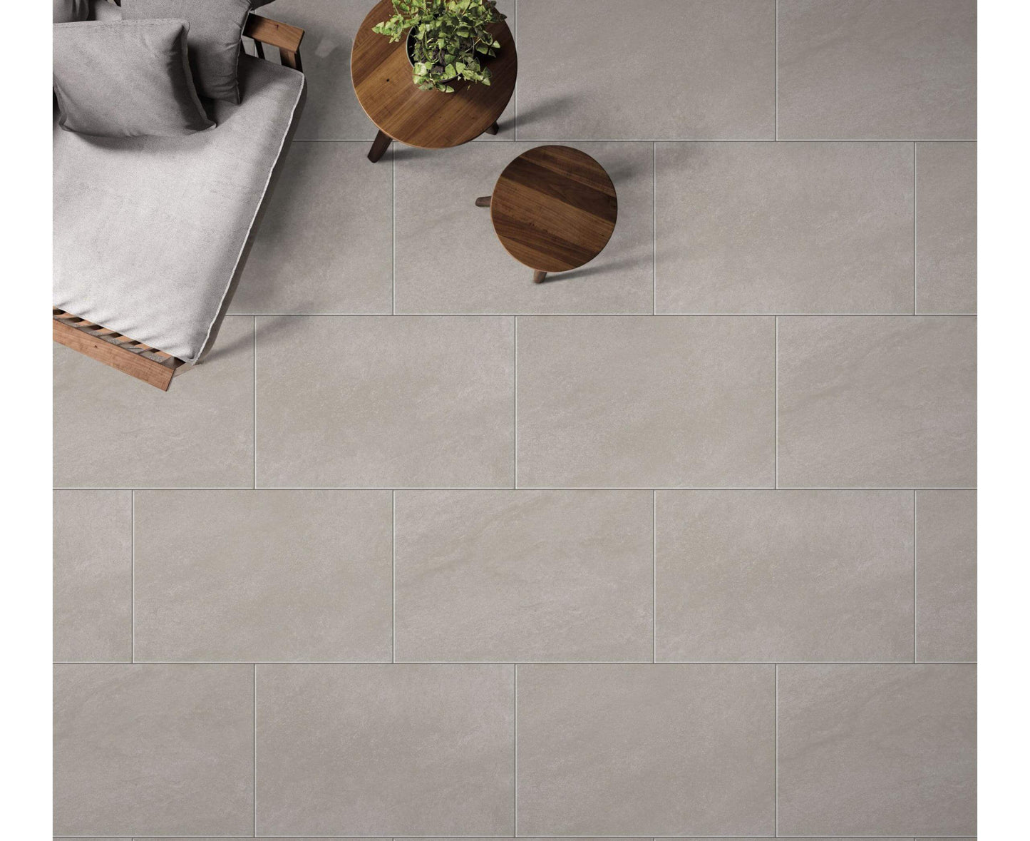 Textured HS Grey porcelain tile – modern flooring solution for patios and interiors