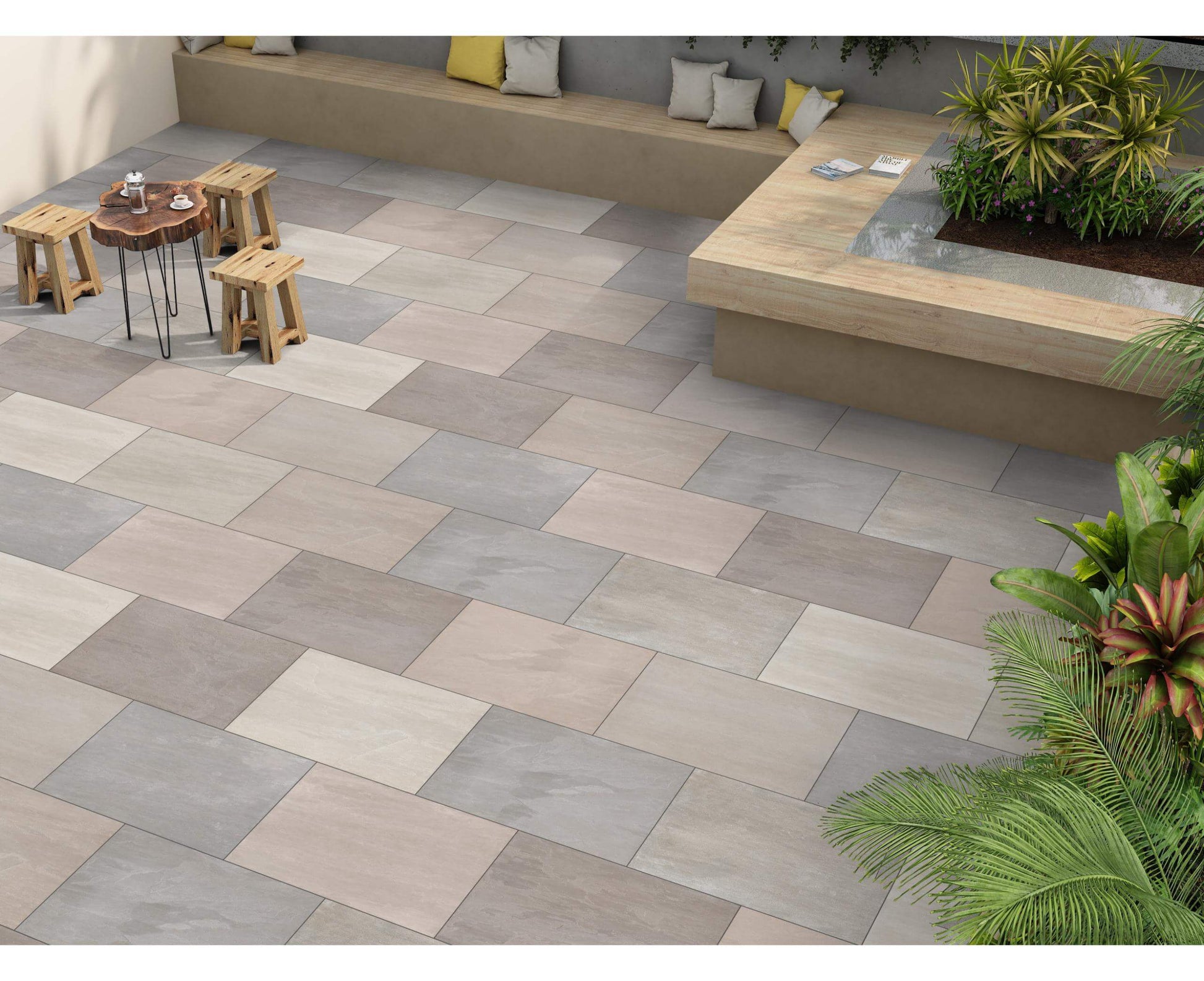 Heritage Green Paving Slabs – perfect for lawns, pathways, and heritage homes