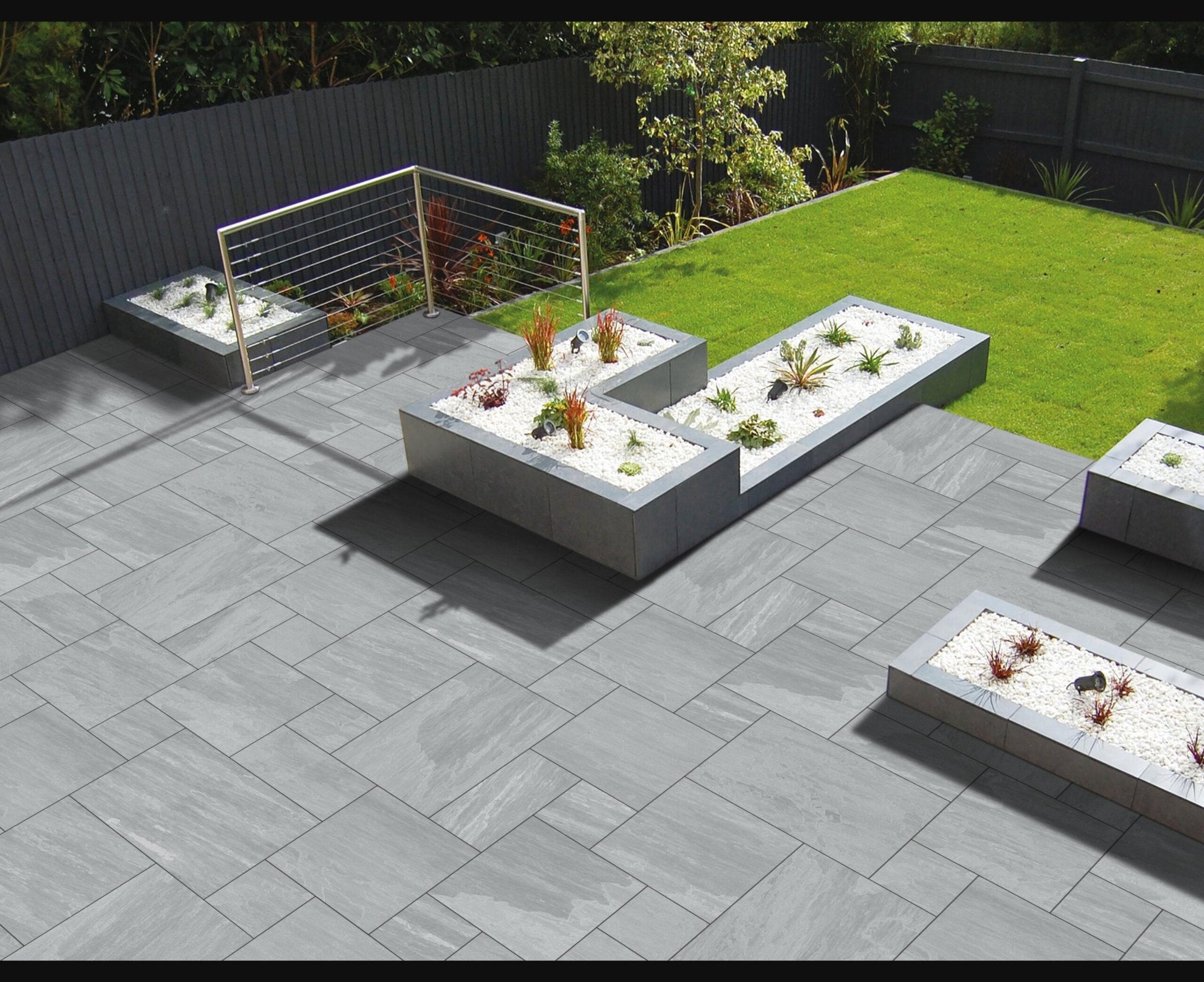 Natural Kandla Grey Patio Slabs – durable and timeless patio slabs ideal for British gardens