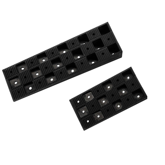 Pack of 50 Plastic Decking Wedges – for leveling and supporting composite decking boards.