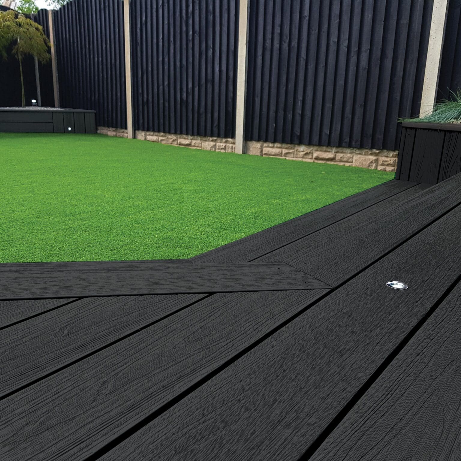 Premium Black Artificial Lumber β durable and splinter-free alternative to wood