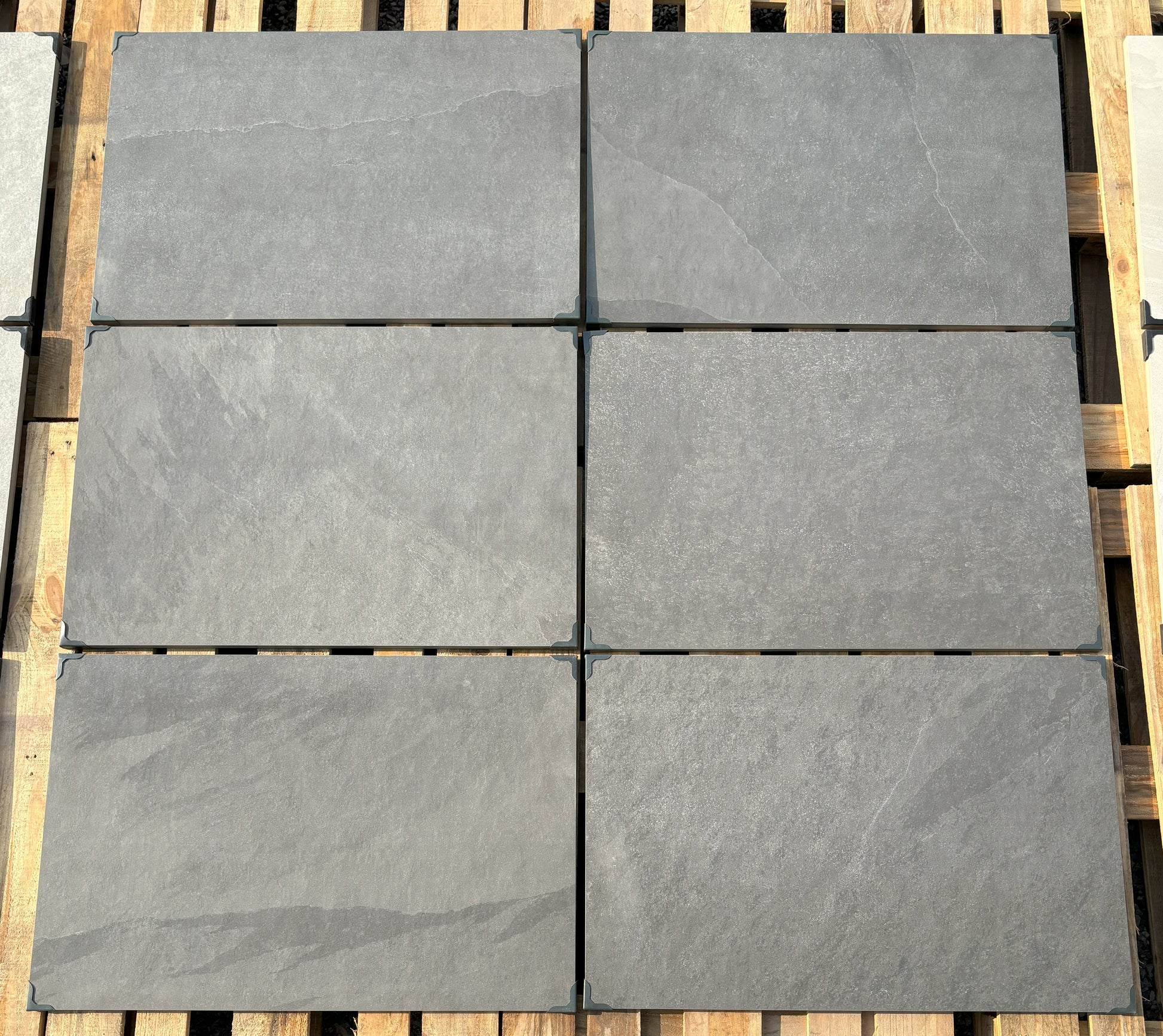 Amazon Black Paving Slabs – ultra-modern black porcelain tiles for bold, contemporary exteriors