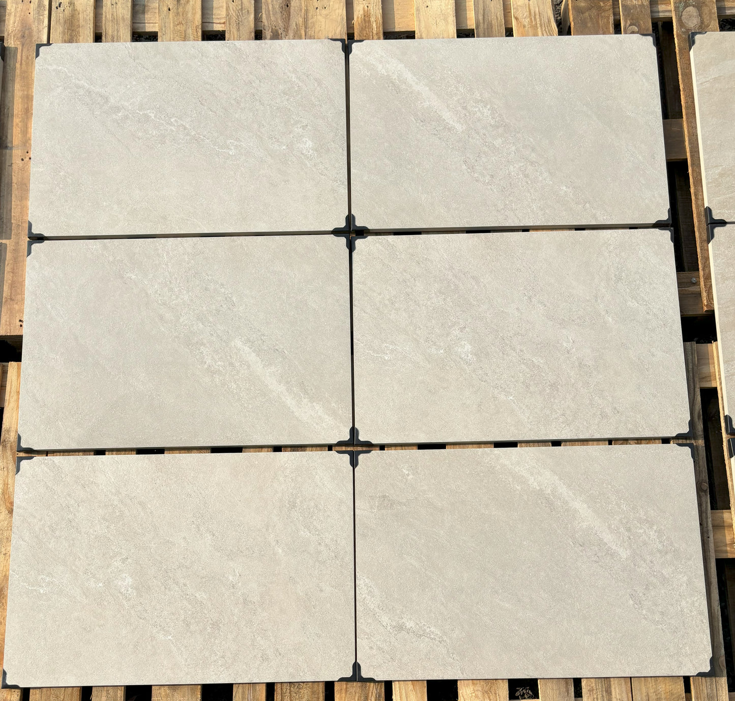 White Porcelain Paver Slabs – Glacier finish with a clean, high-end appearance