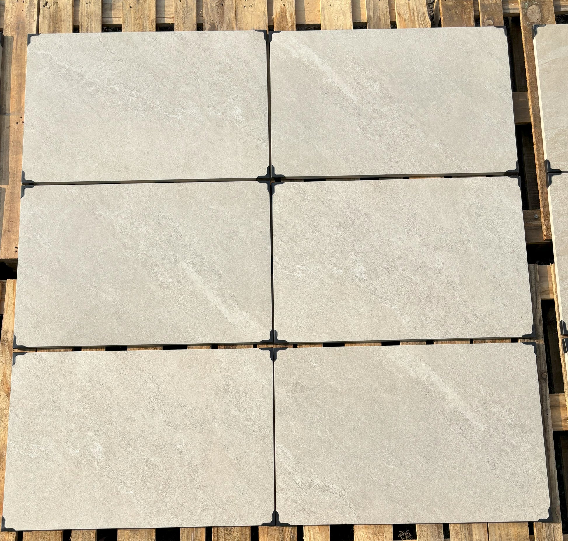 White Porcelain Paver Slabs – Glacier finish with a clean, high-end appearance
